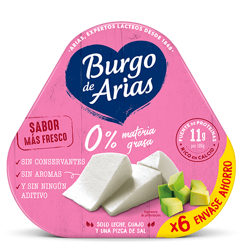Burgo de Arias 0% 6x72 gramos